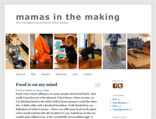 Tablet Screenshot of mamas-in-the-making.com